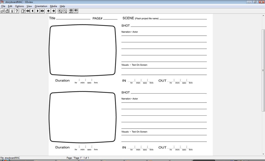 Storyboard: