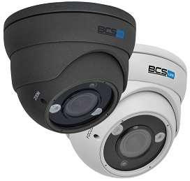 BCS-TQE5200IR3 (2.8-12mm) BCS-V-THA4200TDNIR3 (2.8-12mm) AHD-CVBS Kamera Kolorowa Tubowa Metalowa z promiennikiem podczerwieni obsługa standardu HD-CVI+HD-TVI+AHD+ANALOG, Przetwornik: 1/2.