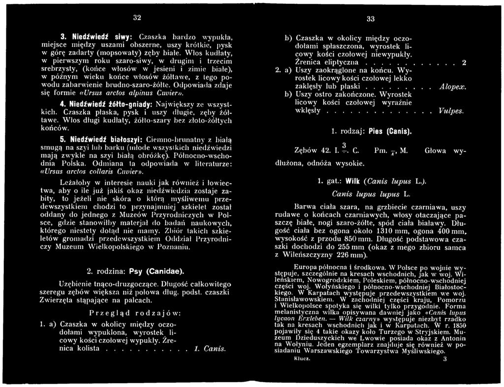 Północno-wschodnia Polska. Odmiana ta odpowiada w literaturze: «Ursus arctos collaris Cuuier».