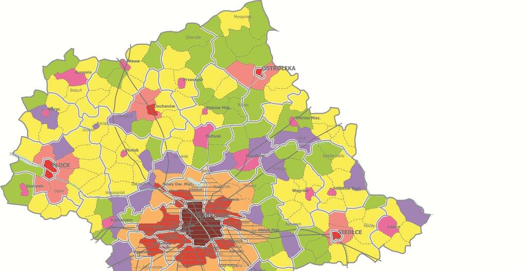 Zróżnicowanie funkcjonalne województwa