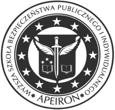 Wyższa Szkoła Bezpieczeństwa Publicznego i Indywidualnego Apeiron w Krakowie KULTURA BEZPIECZEŃSTWA NAUKA PRAKTYKA REFLEKSJE KBNPR