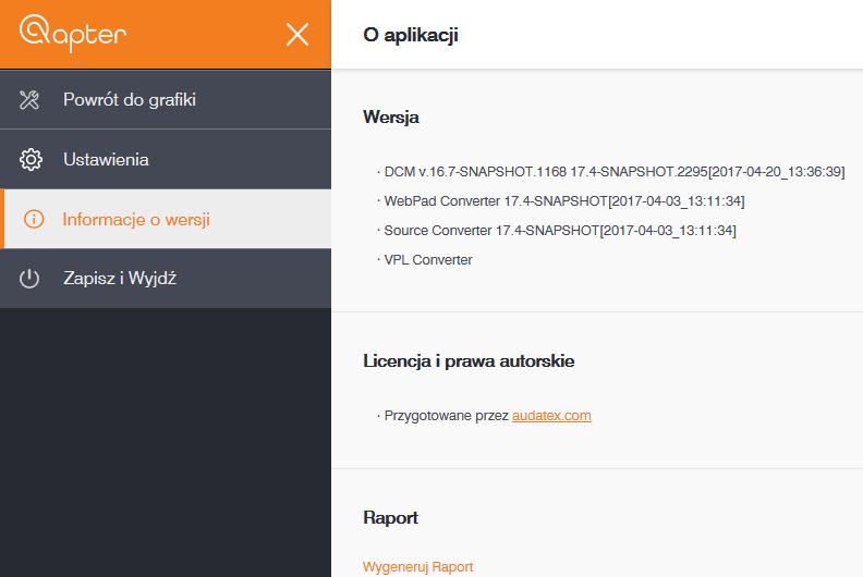 11. GŁÓWNE MENU PODRĘCZNE 11. GŁÓWNE MENU PODRĘCZNE W tym menu znajdziesz dodatkowe ustawienia aplikacji. Kliknij Powrót do grafiki aby powrócić do ekranu z bieżącą strefa pojazdu.