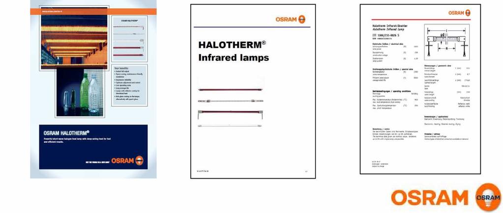 HALOTHERM Informacje o produkcie Katalog internetowy: www.osram.