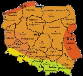 Polska charakteryzuje się umiarkowanie dobrymi warunkami do wykorzystywania energii promieniowania słonecznego.