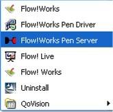 Po ponownym uruchomieniu komputera należy wybrać z menu Start > Programy > Qomo > Flow!