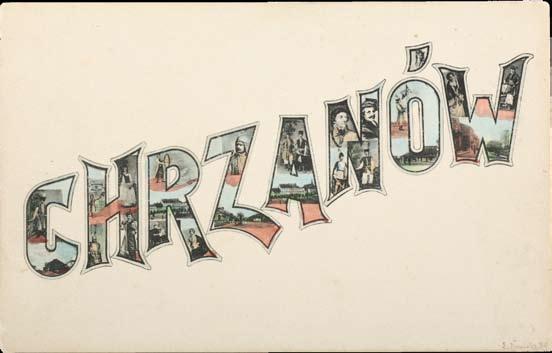 Ryc.172 Karta korespondencyjna z napisem Chrzanów. Nakł. J. Klein, 1905 r.