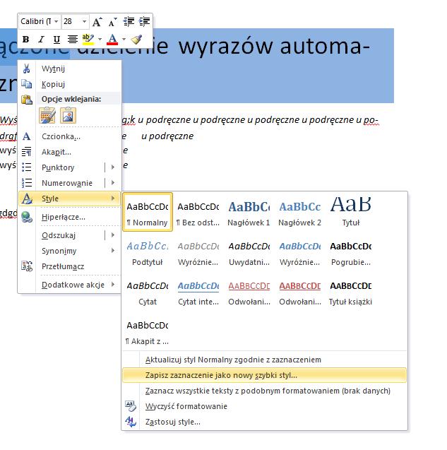 malarz formatów.