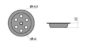 Strainer for floor drain grate