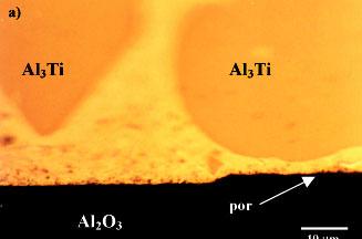 a Al2O3 = 7,5 10-6 /K, E Al = 70 GPa).