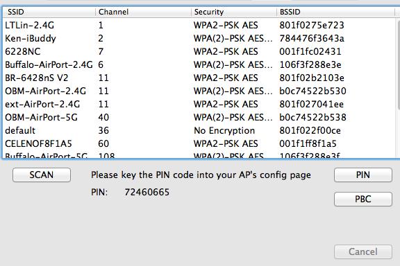 VI-3-5. Zakładka WPS Zakładka WPS zawiera informacje o Wireless Protected Setup (WPS), w tym listę dostępnych punktów dostępu WPS i zdefiniowane przez użytkownika Profile WPS.