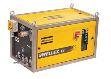 Pompy elektryczne Swellex E1 i EC1-L Pompa elektryczna Swellex E1 jest szybką i cichą wysokociśnieniową pompą wodną.
