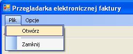 Elektronicznych (Rysunek 21). Rysunek 21. Przeglądarka Elektronicznej Faktury.