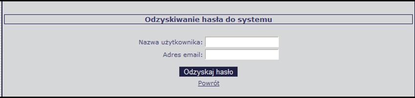 3.2 Wylogowanie W celu wylogowania z systemu należy kliknąć przycisk Wyloguj, znajdujący się na poziomym pasku w górnej części strony (Rysunek 4). Rysunek 4.