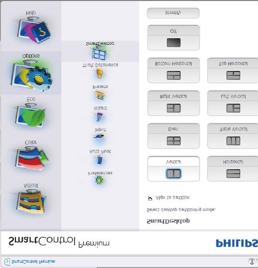 3. Optymalizacja obrazu 3.4 Instrukcja SmartDesktop SmartDesktop SmartDesktop stanowi część pakietu SmartControl Premium.