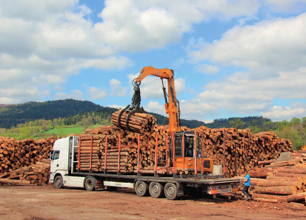 liniach przecierają drewno najnowocześniejsze tartaki w Polsce,