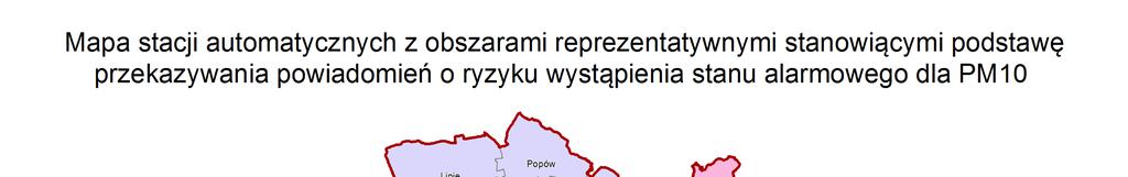 POWIADOMIENIE o ryzyku wystąpienia przekroczenia poziomu alarmowego dla pyłu zawieszonego PM10 w powietrzu INFORMACJE O RYZYKU PRZEKROCZENIA Zagrożenie Data