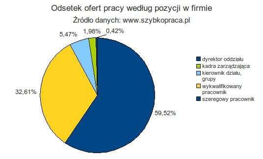 Które grupy wysyłały CV? Warto zauważyć, że w porównaniu do III kw. 2010 roku nastąpiły zmiany w ilości przesyłanych aplikacji na jedno miejsce w poszczególnych grupach pracowników.