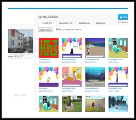 W ramach realizacji innowacji w naszej szkole utworzyliśmy wszystkim uczniom konta na portalu Scratch.