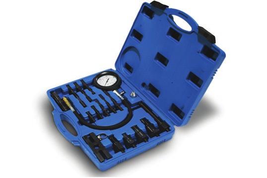 wtryskiwacze Compression pressure gauge in a diesel engine Verdichtungsdruck-Prüfer DIESEL mit Endstücken für