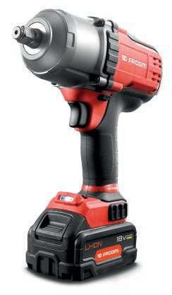 IP65 zawierającej: jeden klucz udarowy 1/2 CL3.CH18SD, dwa akumulatory 5,0 Ah 18 V CL3.BA1850, ładowarkę do wielu napięć CL3.CH115 3 STOPNIE PRĘDKOŚCI CL3.