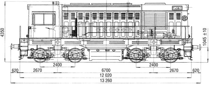 Lokomotywy te eksportowano również do Albanii, Indii na tor 1676 mm, Iraku, NRD oraz Polski. W 1968 r. planowano dostawę 15 lokomotyw T458.1207 1221, ale do finalizacji kontraktu nie doszło.