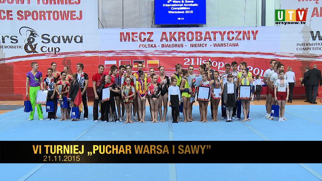 6.Międzynarodowy Puchar Warsa i Sawy w Akrobatyce Sportowej Organizatorami Międzynarodowego Meczu Akrobatycznego PolskaBiałoruś-Niemcy-Warszawa byli Warszawsko-Mazowiecki Związek Akrobatyki Sportowej
