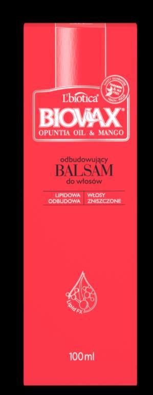 Odbudowujący balsam do włosów NOWOŚĆ w gamie produktów Biovax: Odbudowujący balsam do włosów bez spłukiwania!