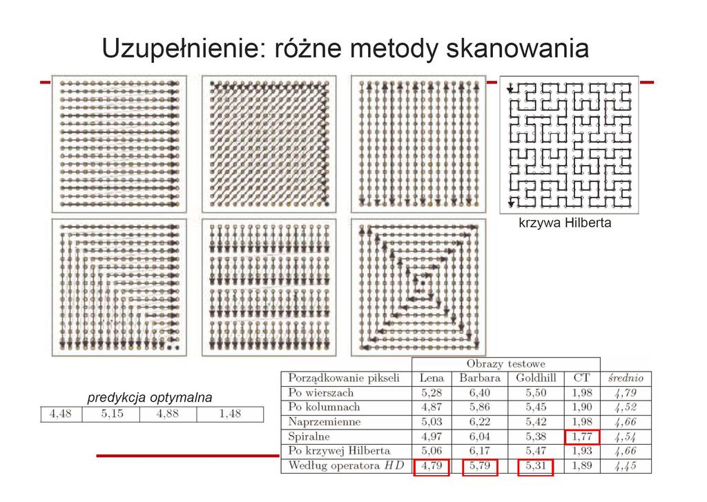 RóŜne rodzaje skanowania Źródło: dr hab. A.