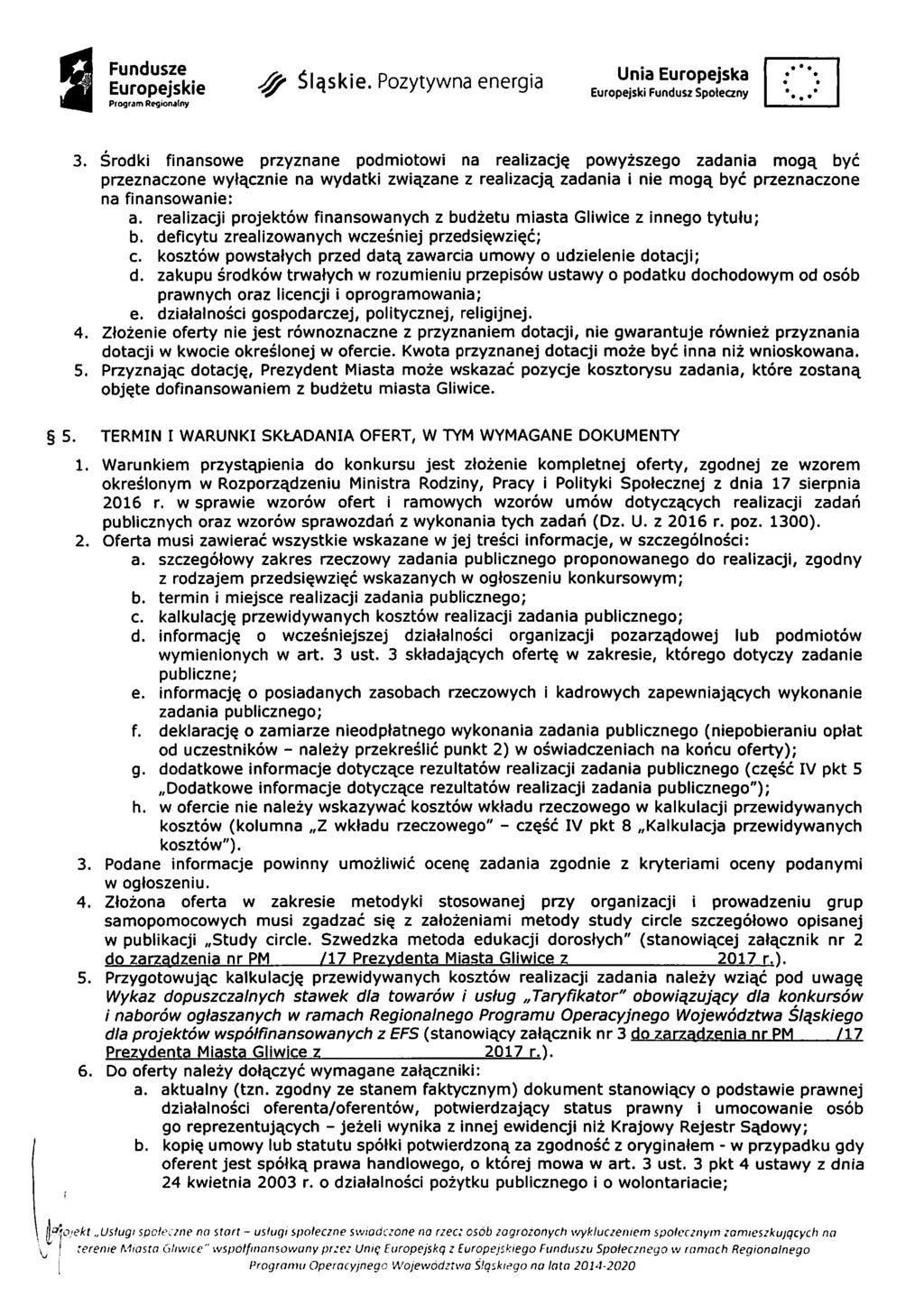 Funduse Eurpejske Prgram Reglny // Śląske. Pyty energa Una Eurpejska Eurpejsk Fundus Spłecny.