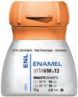 Ceramika na metal VM13, VITA Effect Enamel EE1, 12 g EE2, 12 g EE3, 12 g EE4, 12 g EE5, 12 g EE6, 12 g EE7, 12 g EE8, 12 g EE9, 12 g EE10, 12 g EE11, 12 g M16828 M182 M17110 M17349 M16829 M17350