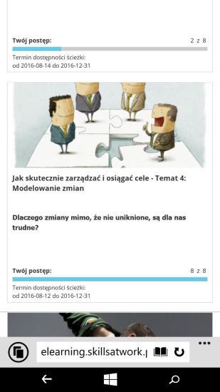 Zaproponowane rozwiązanie responsywne środowisko edukacyjne na bazie