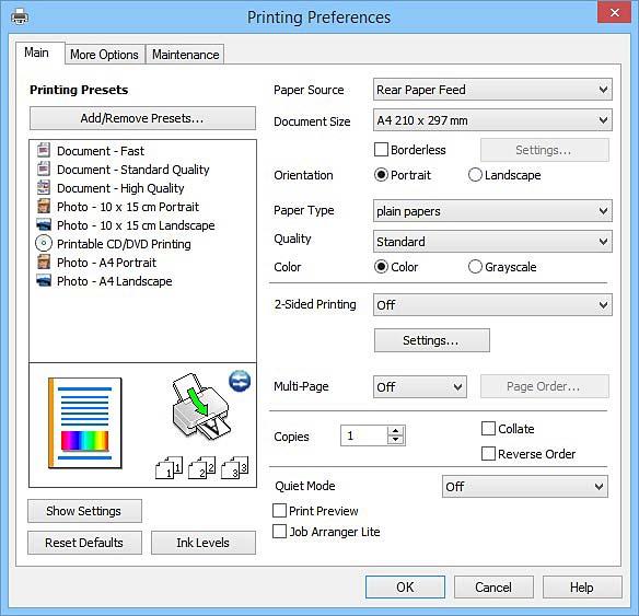 Informacje o usługach sieciowych i oprogramowaniu Przewodnik po sterowniku drukarki dla systemu Windows W sterowniku drukarki dla systemu Windows dostępna jest pomoc.