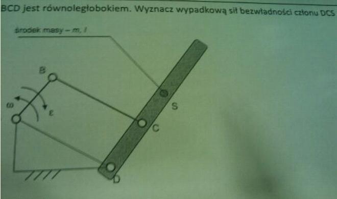 Egzamin 4 Strona 13 Egzamin 4 Zad.1 Znajdź wymiary czworoboku przegłubowego (BC=? i CD=?) dla założeń rysunku, tj.