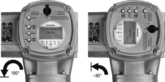 Montaż Rysunek 11: Pozycje montażowe C i D 4.5.1 Zmiana pozycji montażowych Niebezpieczne napięcie! Ryzyko porażenia prądem elektrycznym. Przed otworzeniem odłączyć napięcie.