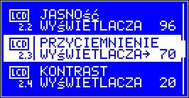 10.3 Szybkość łącza MODBUS: 2400, 3600, 4800, 7200, 9600, 14400, 19200, 28800,38400, 56000, 57600, 76800, 115200. 10.4 Format ramki MODBUS: 8N1,8E1, 801, 8N2. 10.5 Poziom dostępu MODBUS: BRAK, ODCZYT, UŻYTK, SERWIS.