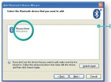 Windows XP Kliknij dwukrotnie na ikonę Bluetooth. Wybierz zakładkę Urządzenia i kliknij Add.