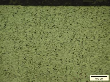 In cast iron the lamellar ferrite grains become clearly directional