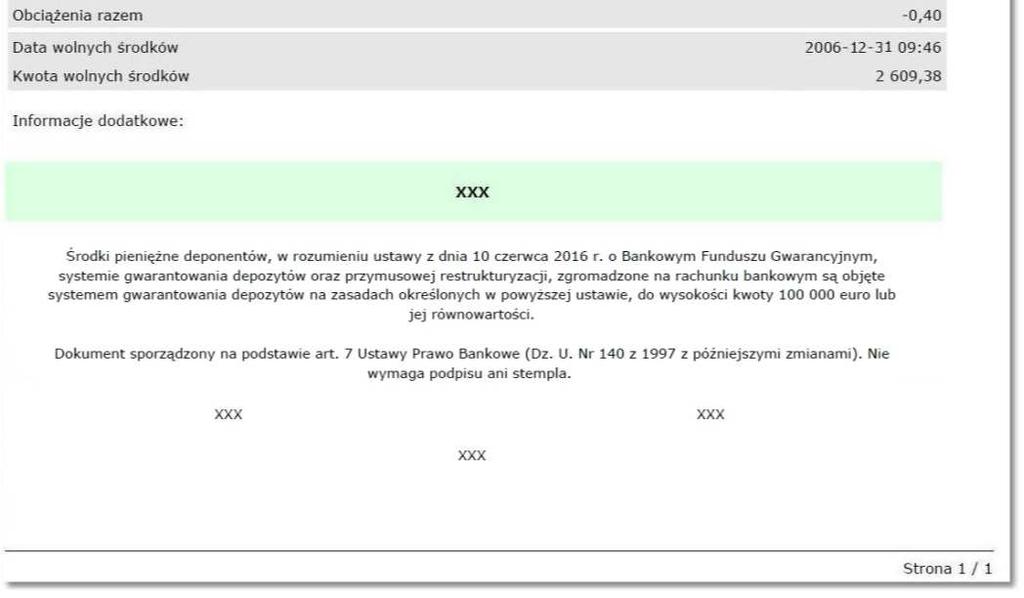 kolumnie Rodzaj operacji). [Pokaż] - wartość określa ile rekordów (operacji) ma zostać wyświetlonych na stronie.