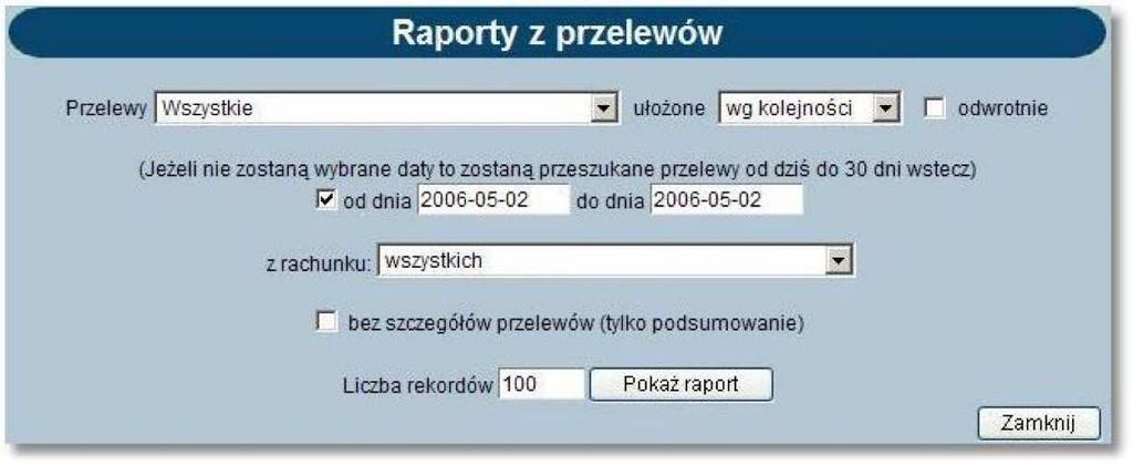 Przelewy grupowe.