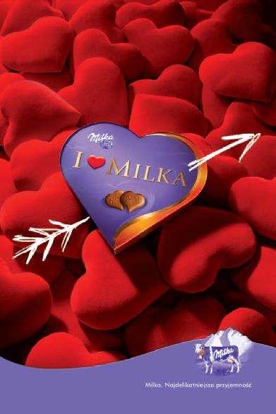 W kampanii Walentynkowej I love Milka po raz pierwszy w Polsce, w największych miastach Polski pojawiły się pulsujące plakaty.