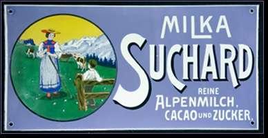 Słowo Milka powstało zaś z połączenia dwóch wyrazów: mleko (Milch) + kakao. Założyciel firmy Philippe Suchard zmarł w 1884 r. i nie dożył czasów spektakularnego rozwoju marki.