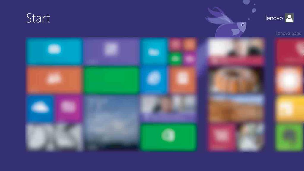 Rozdział 3. Rozpoczęcie pracy z systemem Windows Przemieść kursor do lewego dolnego narożnika, a następnie wybierz przycisk Start.