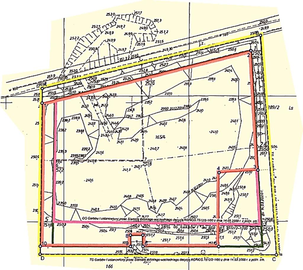 Wydobywanie kopaliny ze złoża nieruchomość p r z e z n a c z e n i e miejscowy plan zagospodarowania przestrzennego, odrębne