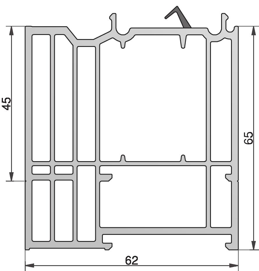 TSUK6265/RC* szary 62x65mm 36 *RC