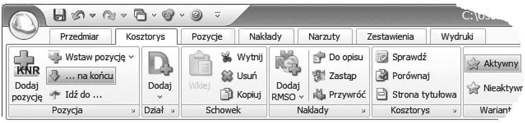 88 4. KOSZTORYSOWANIE ROBÓT BUDOWLANYCH W ZAMÓWIENIACH.