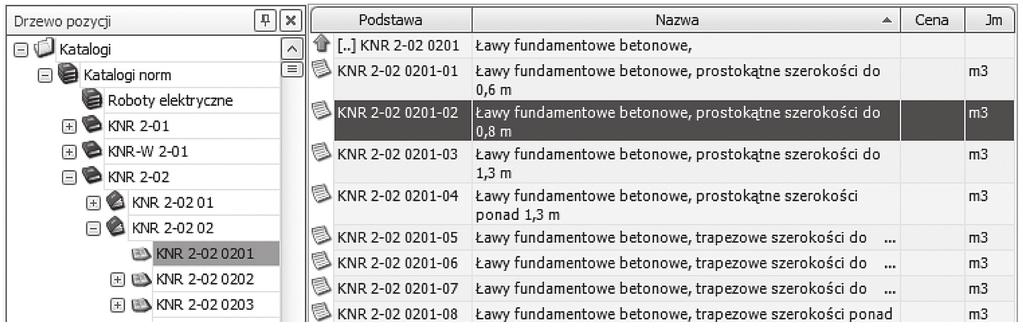 90 4. KOSZTORYSOWANIE ROBÓT BUDOWLANYCH W ZAMÓWIENIACH... Teraz klikamy ikonę Dodaj pozycję (patrz rys. 4.6).