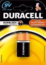 74 DURACELL BASIC 6LR61 / 9V / MN 1604 (K1) Rozmiar baterii Oznaczenie Napięcie