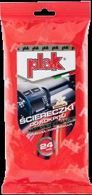9 PLAK Ściereczki do kokpitu nabłyszczające Ściereczki do czyszczenia i pielęgnacji elementów wykonanych z plastiku, winylu oraz innych tworzyw sztucznych.