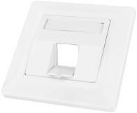 w Ramki podtynkowe, modularne, 80x80 mm do Schrack Format A (SFA) i Schrack Format B (SFB) HSED01UW2S HSED02UW2S HSED03UW2S HSED02UW1S Ramki 80x80 mm wykonane są z