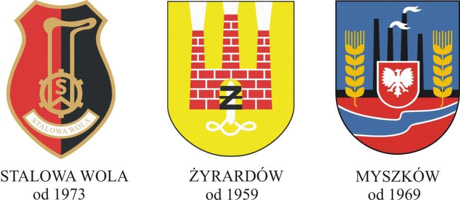 dymią tylko dwa. Wieże wyciągowe kopalń znalazły się w herbach Chwałowic 14, Klimontowa 15, Knurowa, Niedobczyc, Libiąża i Rudy Śląskiej.